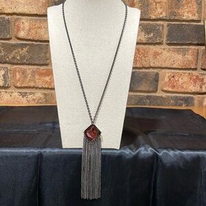 White House Black Market NWOT tassel pendant necklace.
